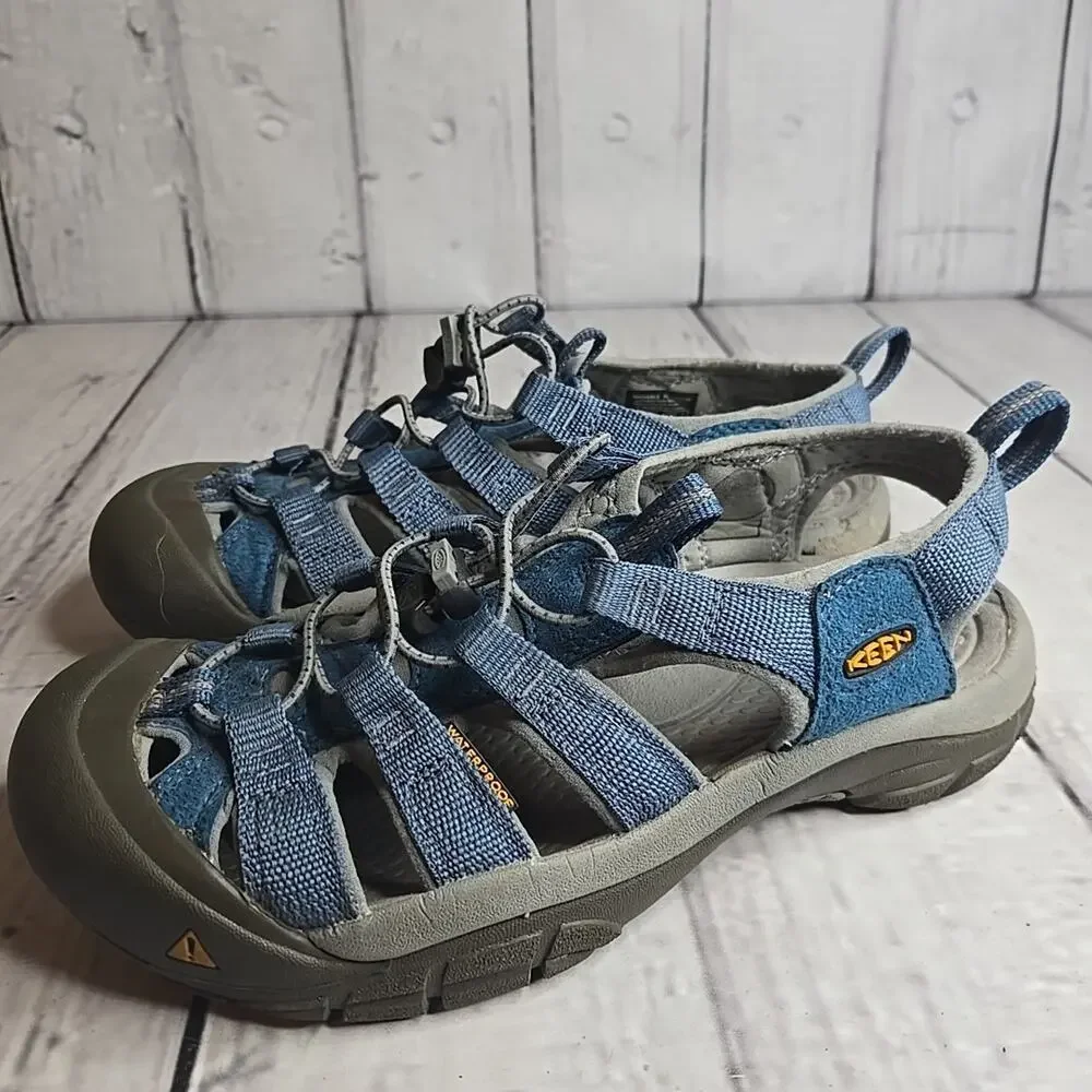 KEEN Newport H2 Water Shoes Womens Hiking Sandals Blue Size 8 - Picture 4 of 10